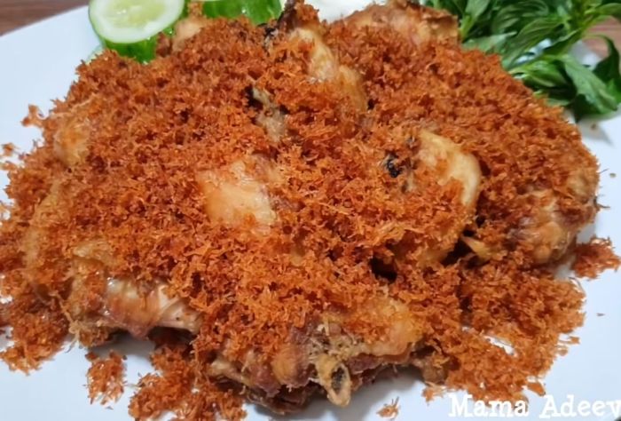 Resep ayam goreng serundeng dengan teflon