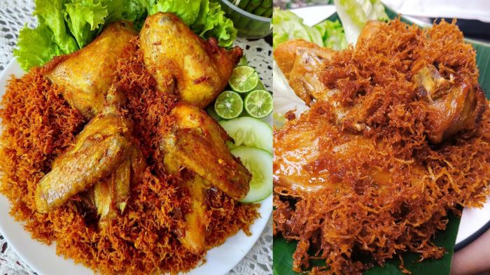 Resep ayam goreng serundeng untuk pemula
