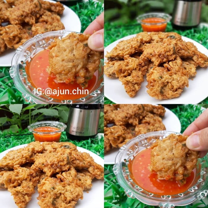 Bakwan Krispi Isi Udang Rebon Bakwan krispi isi udang rebon