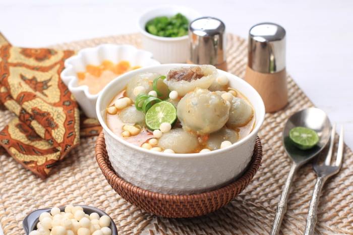 Gambar cara membuat cilok kuah pedas ala abang-abang yang nikmat dan menggugah selera