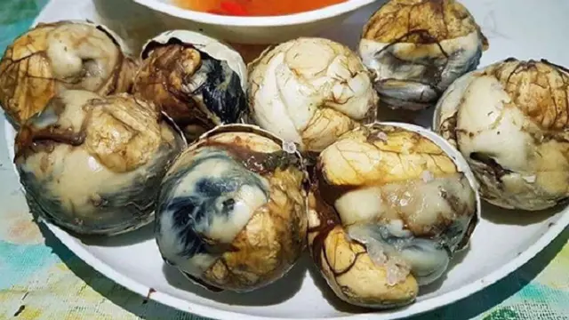 Gambar balut pada artikel 7 makanan teraneh di dunia