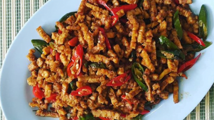 tempe kering orek masakan manis pedas enak gurih bahan basah special nabati nikmat aneka sederhana keeprecipes kesederhanaan pbase dapur bunda