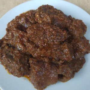 rendang daging sapi bumbu rempah enak sederhana