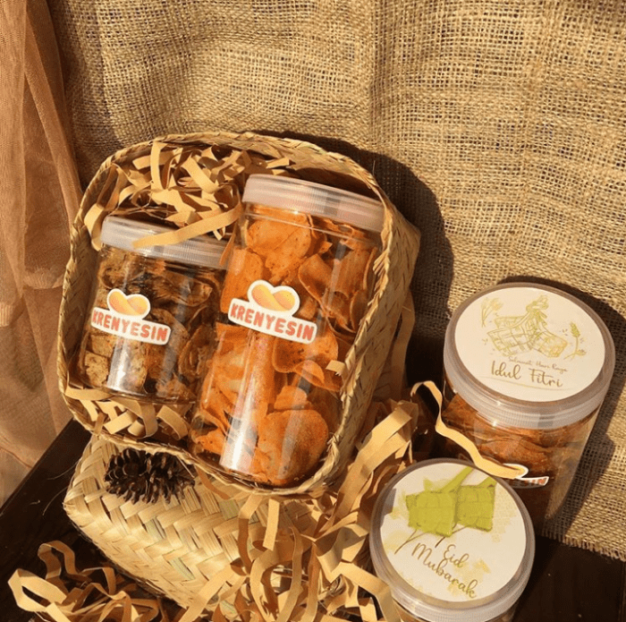 Hampers lebaran parcel kue kering ide parsel unik shareable isi kreasi cocok hamper geschenke berbeda sedang tampak tren tambahan nge