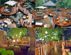 lesehan nuansa rukita gubug mang engking punya tradisional