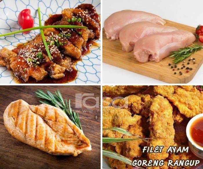 Tips membuat ayam filet yang tidak alot
