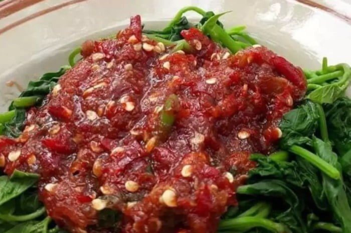 Brambang asem yang segar dan gurih