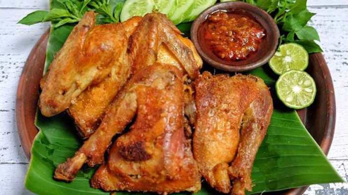 Ayam goreng kalasan renyah resep gurih portalmadura ilustrasi resepistimewa