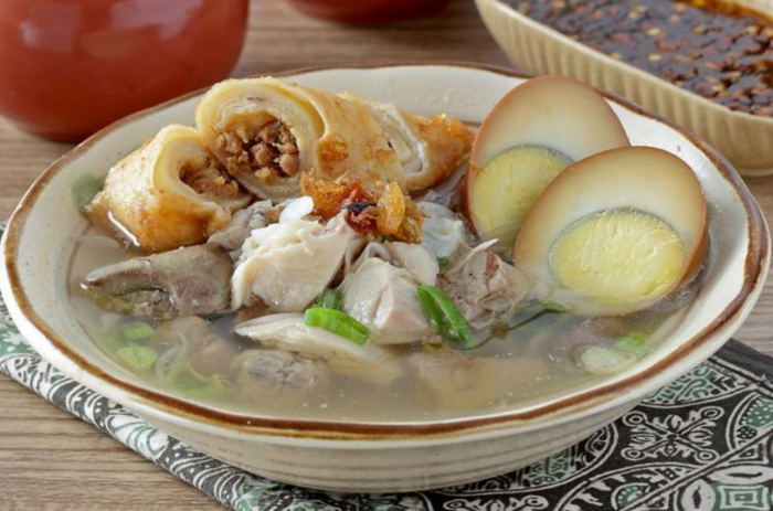 Timlo Resep Khas Gurih Enak Terkenal Legendaris Kuahnya Porsi Sajian Timlo solo yang segar dan gurih