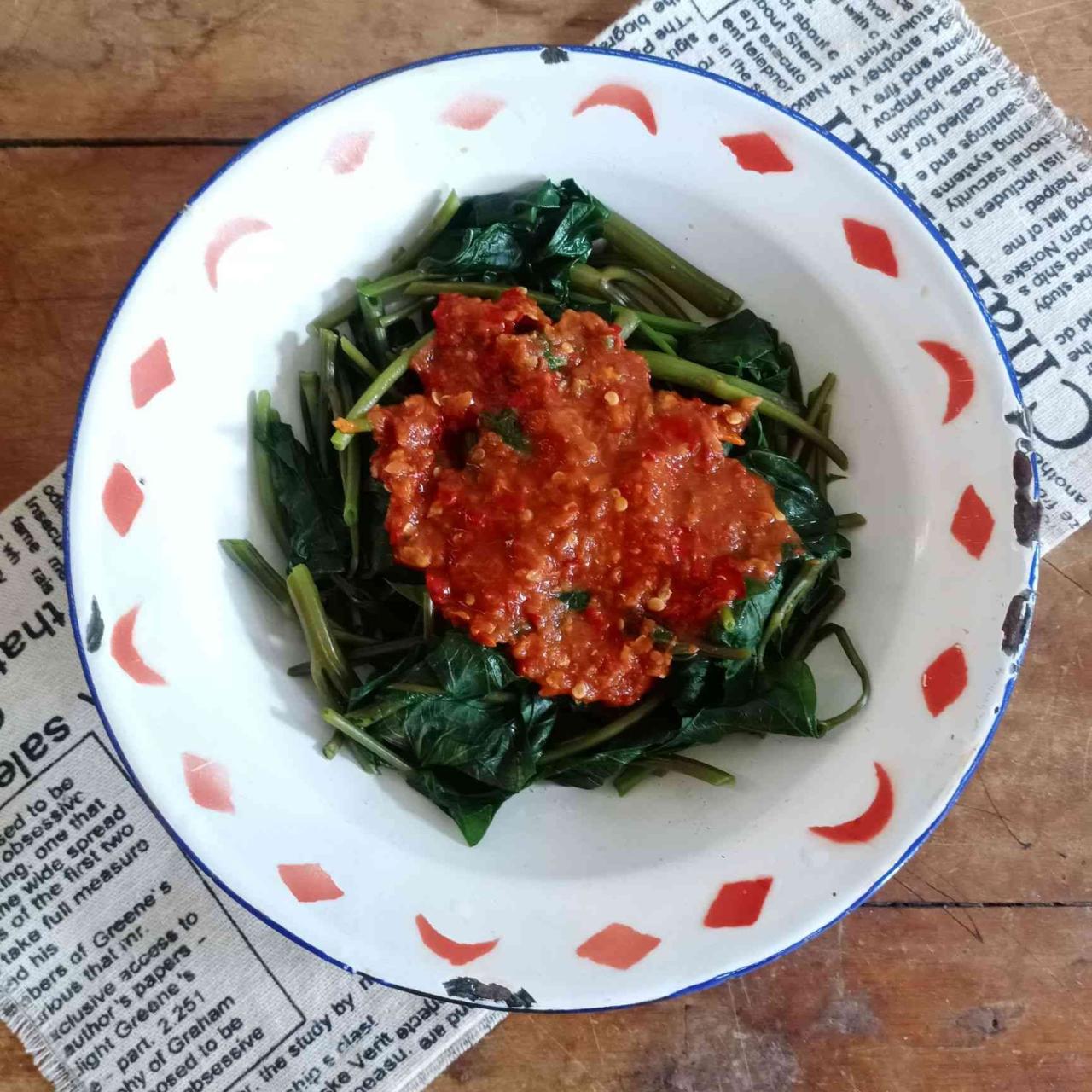 Brambang asem yang segar dan gurih