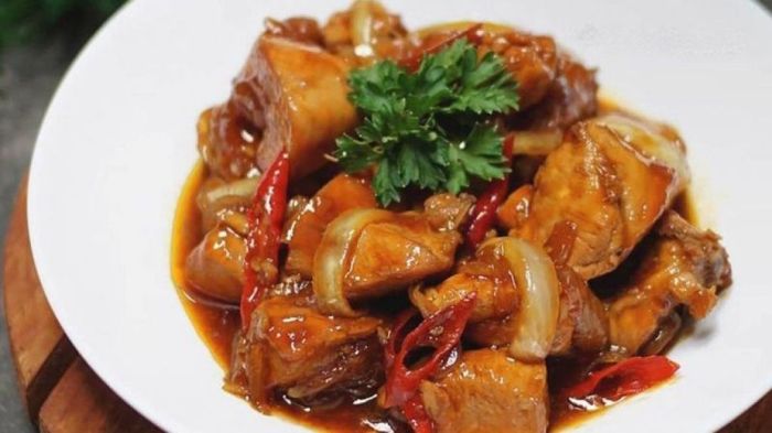 Resep ayam filet saus mentega bawang putih