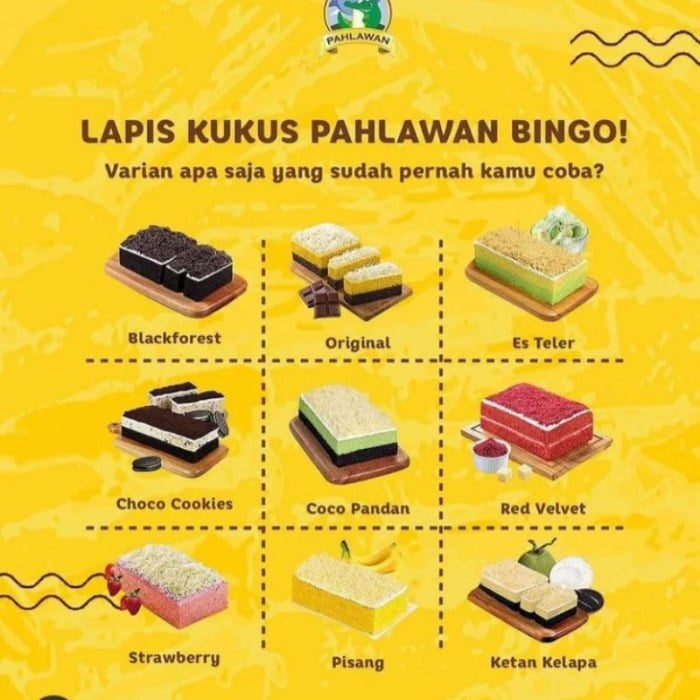 Harga lapis kukus surabaya terbaru 2024
