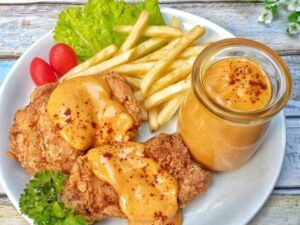 Resep ayam filet saus keju