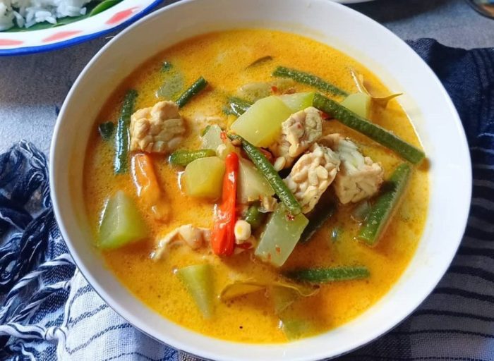 Variasi sayur lodeh dengan bahan yang unik