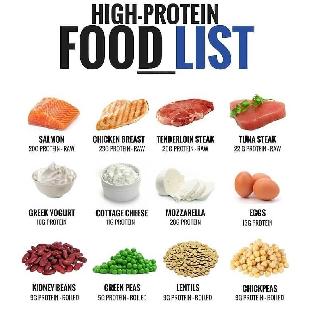 Healthy Meal Calories Makanan tinggi protein