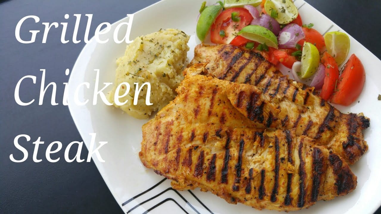 Steak chicken recipe food make