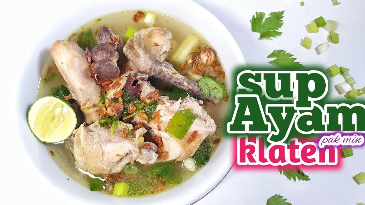 Sop ayam klaten pak min