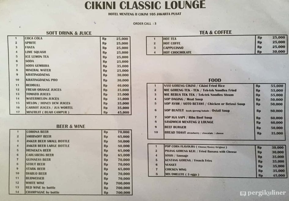 Kuliner menteng cikini