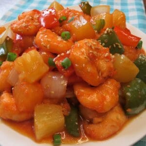 Udang asam manis