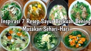 Menu masakan sehari hari sayur