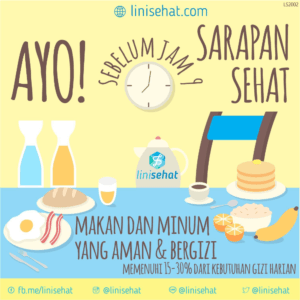 Iklan makanan sehat kartun