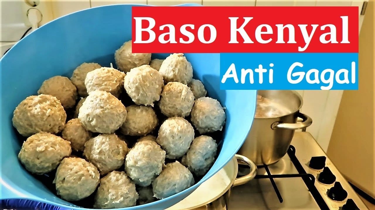 Resep bakso sapi kenyal anti gagal