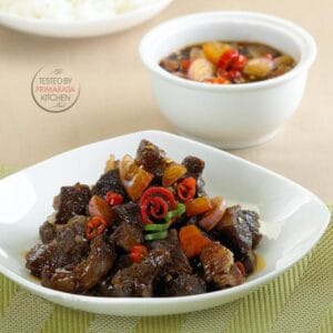 Masak daging kambing simple