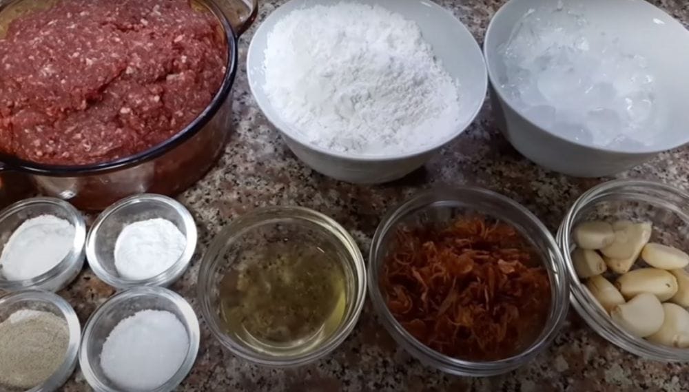 resep makanan bakso sapi atau pentol yang gurih dan kenyal, anti gagal...