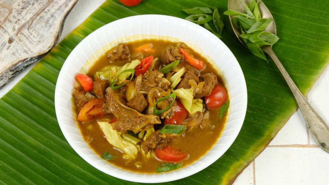 Masak daging kambing simple